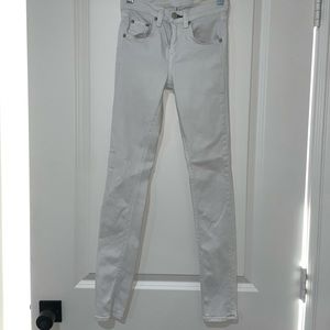 Rag & Bone White Skinny Jeans